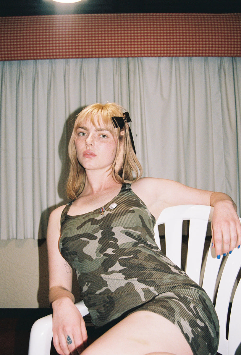 hang tough camo mini dress Camouflage Organza Dress, Strapless Mini Dress, Green Camo Dress, Military Style Dress,Modern Photoshoots Dress,Runway Dress,Womens Clothing
