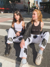 Load image into Gallery viewer, cow print sweat pants