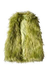Green Fur Vest
